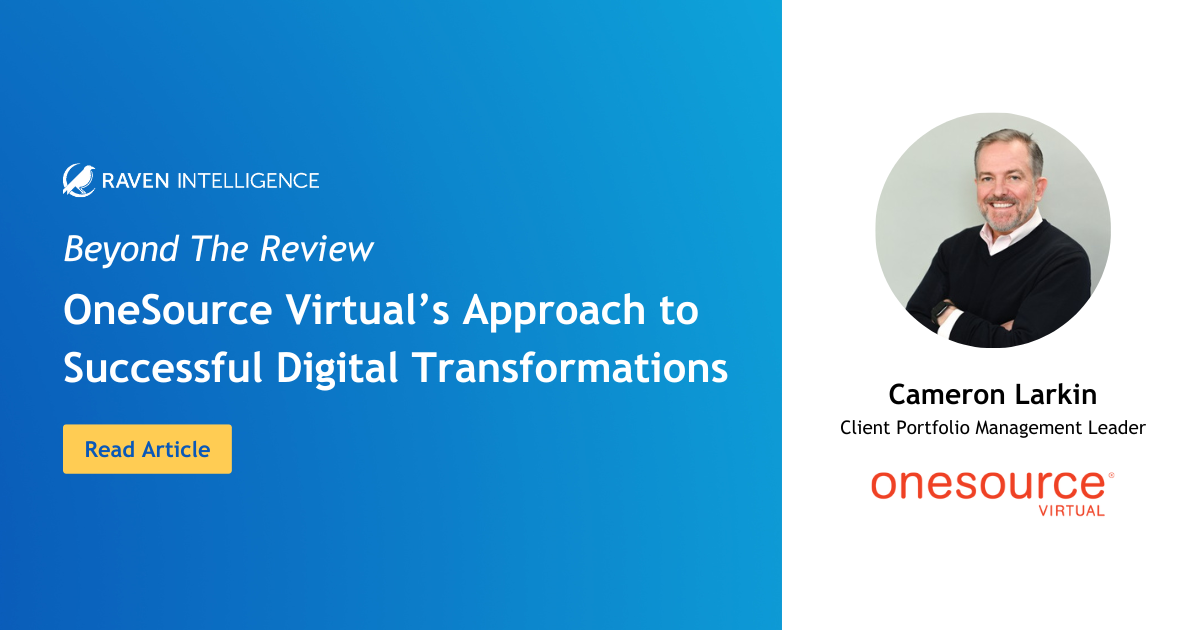 OneSource Virtual’s Approach to Successful Digital Transformations