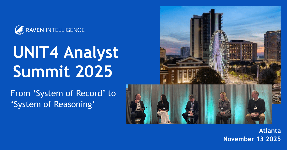 Unit4 ERP: Shifts from 'System of Record' to 'System of Reasoning’